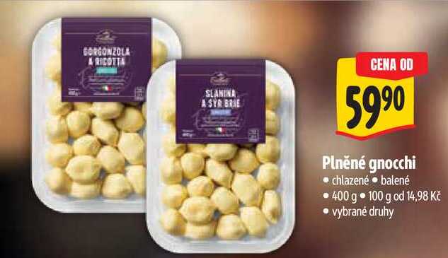 Plněné gnocchi, 400 g