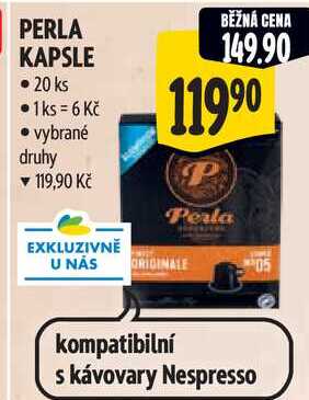 PERLA KAPSLE, 20 ks 