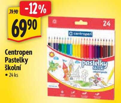 Centropen Pastelky školní 
