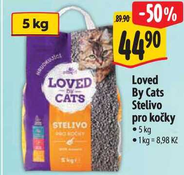 Loved By Cats Stelivo pro kočky, 5 kg