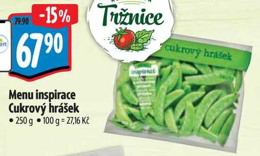 Menu inspirace Cukrový hrášek, 250 g 