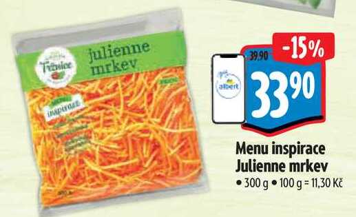 Menu inspirace Julienne mrkev, 300 g 