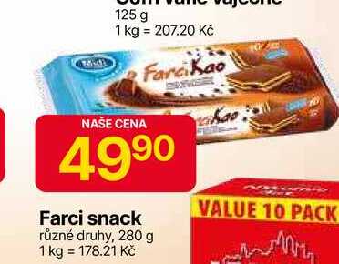 Farci snack různé druhy, 280 g 