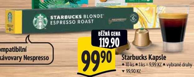 Starbucks Kapsle, 10 ks 