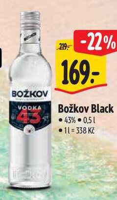 Božkov Black, 0,5 l