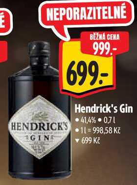 Hendrick's Gin, 0,7 l