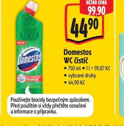   Domestos WC čistič 750 ml  