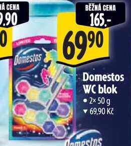 Domestos WC blok, 2x 50 g 