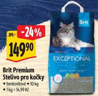 Brit Premium Stelivo pro kočky, 10 kg