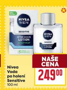 Nivea Voda po holení Sensitive 100ml
