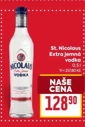 St. Nicolaus Extra jemná vodka. 0,5l