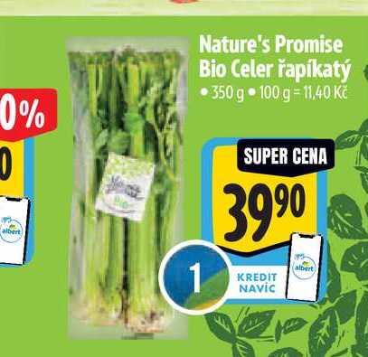 Nature's Promise Bio Celer řapíkatý 350 g