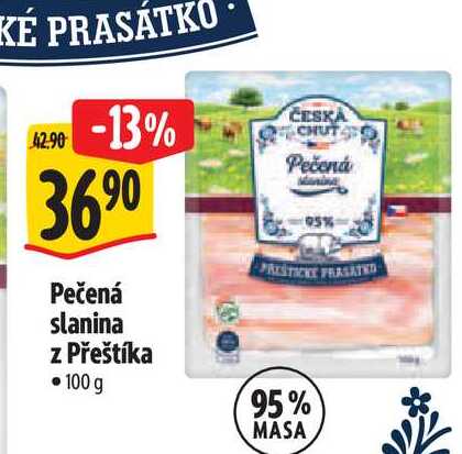   Pečená slanina z Přeštíka 100 g 