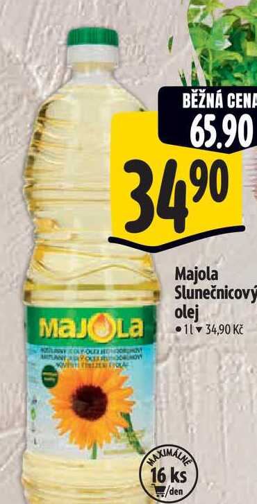  Majola Slunečnicový olej  1 l
