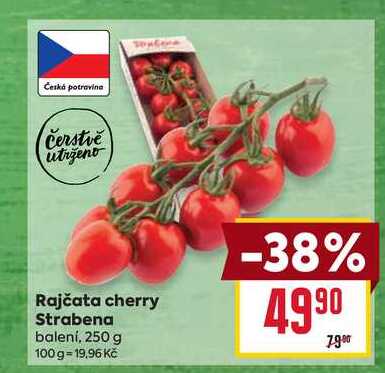 Rajčata cherry Strabena balení, 250 g