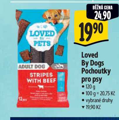   Loved By Dogs Pochoutky pro psy 120 g  