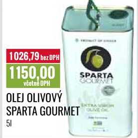 OLEJ OLIVOVÝ SPARTA GOURMET 5l