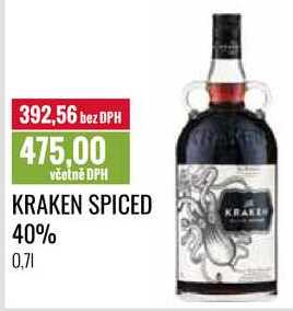 KRAKEN SPICED 40% 0,7l
