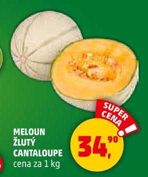 MELOUN ŽLUTÝ CANTALOUPE, 1 kg