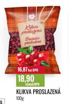 KLIKVA PROSLAZENÁ 100g 