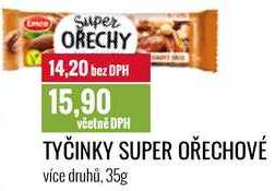 TYČINKY SUPER OŘECHOVÉ 35g 