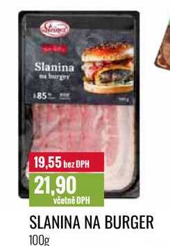 SLANINA NA BURGER 100g 