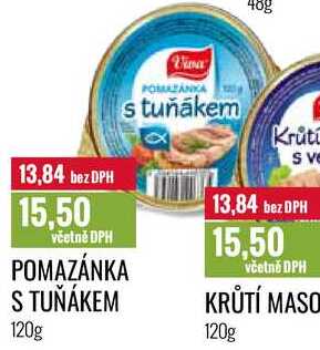 POMAZÁNKA S TUŇÁKEM 120g