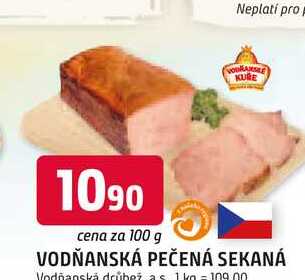 VODŇANSKÁ PEČENÁ SEKANÁ 100g