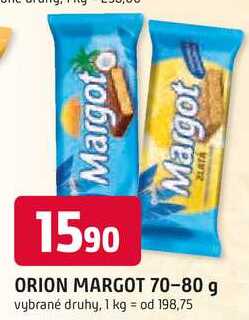 ORION Margot 70g, vybrané druhy