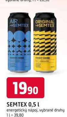SEMTEX 0,5 L energetický nápoj