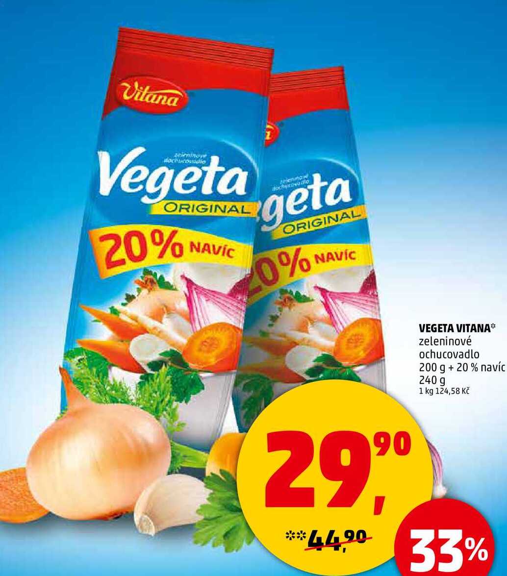 VEGETA VITANA zeleninové ochucovadlo, 200 g +20% navíc, 240 g  