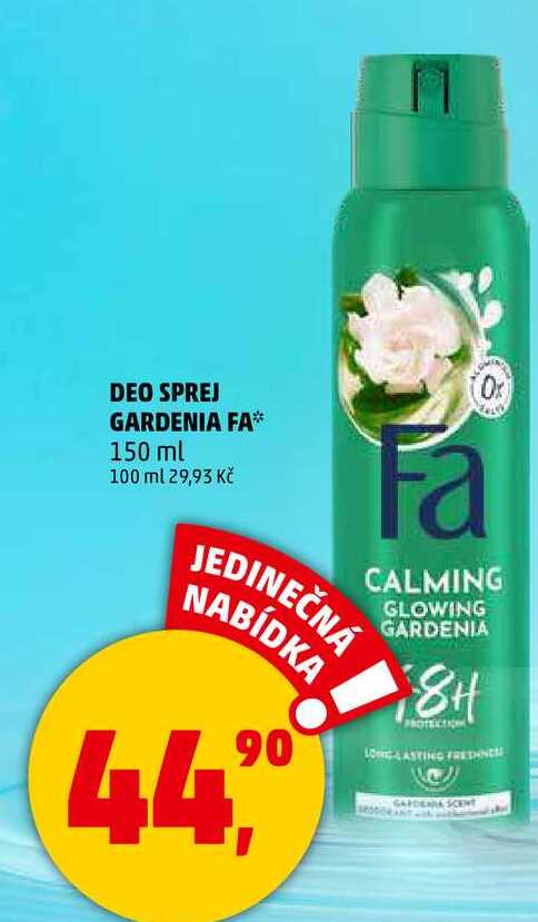 DEO SPREJ GARDENIA FA, 150 ml 
