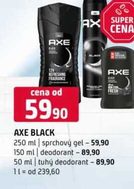 AXE BLACK 250 ml sprchový gel