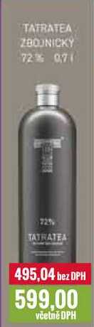 TATRATEA ZBOJNICKÝ 72% 0,7l