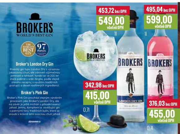 BROKER´S 0,7l, 1l