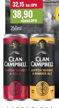 CLAN CAMPBELL 250ml