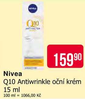 Nivea Q10 Antiwrinkle oční krém 15 ml 