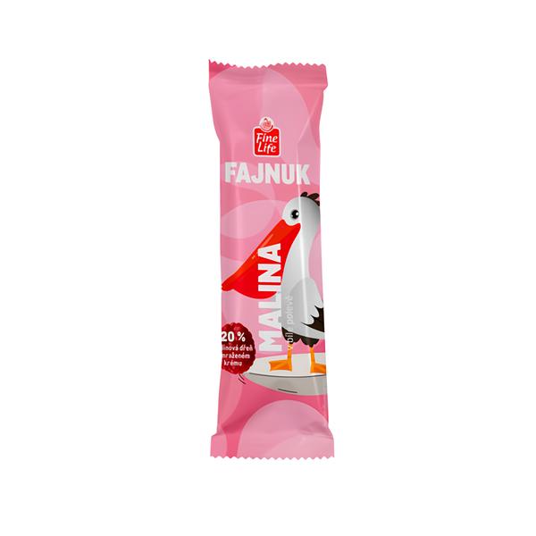 Fine Life Fajnuk malina bílá poleva