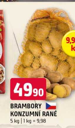 BRAMBORY KONZUMNÍ RANÉ 5 kg