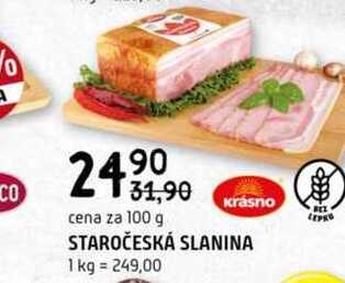 STAROČESKÁ SLANINA 100g 