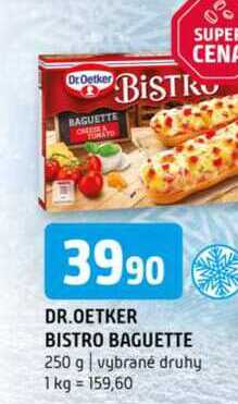 DR.OETKER BISTRO BAGUETTE 250 g vybrané druhy 