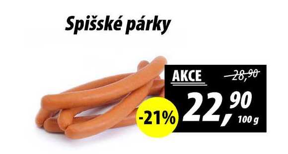Spišské párky, 100 g 