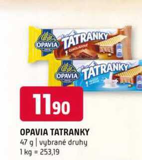 OPAVIA TATRANKY 47 g vybrané druhy 