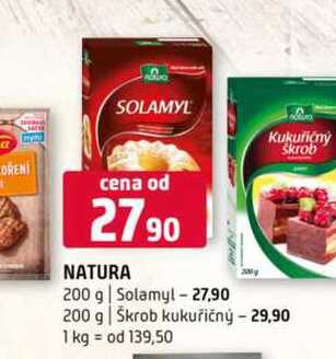 NATURA 200 g Solamyl Kukuričný Skrob 200 g Škrob kukuřičný