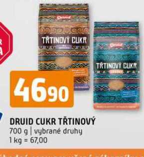 DRUID CUKR TŘTINOVÝ 700 g vybrané druhy 
