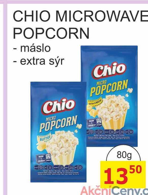 CHIO POPCORN 80g