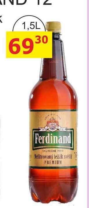 Ferdinand Nefiltrovaný ležák 1,5l