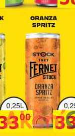 FERNET STOCK ORANZA SPRITZ 0,25L míchaný nápoj
