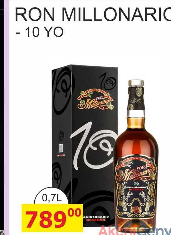 RON MILLONARIO - 10 YO 0,7L