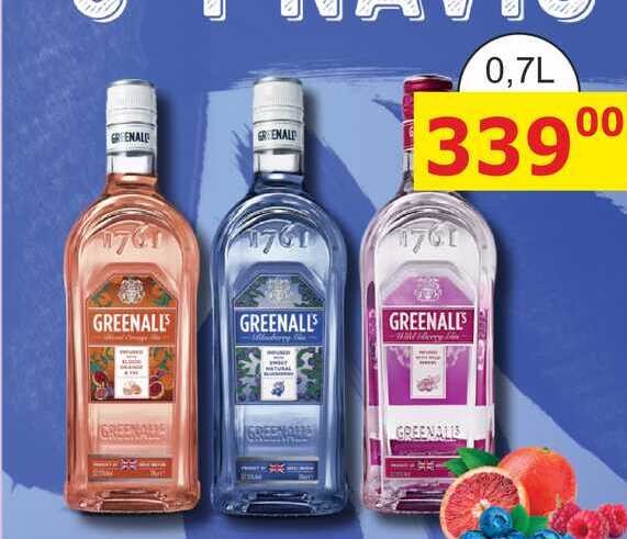 Greenall's Wild Berry Gin 0,7l 37,5%